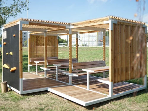 Structure d'ombrage pour école - Y4-SET1301 - egoé - pour école maternelle