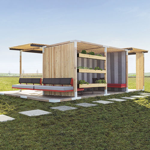 Cabine de relaxation pour bureau - Y6-SET1105 - egoé - pour espace public / d'extérieur