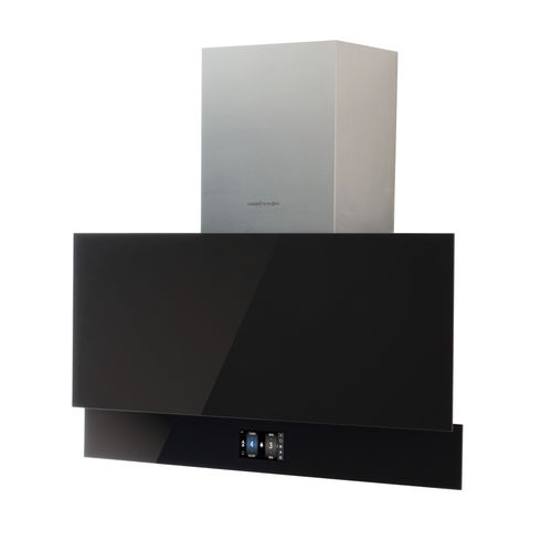 Hotte murale - GOYA PRO BK - CATA - professionnelle / avec éclairage intégré / design original