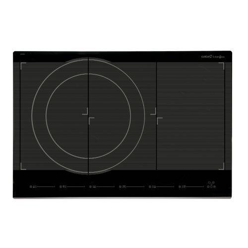 Table de cuisson à induction - GIGA 750 BK - CATA - 6 foyers / encastrable / avec commandes tactiles