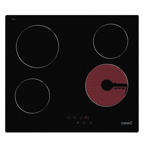 Table de cuisson vitrocéramique - TN 604 - CATA - 4 foyers / encastrable / avec commandes tactiles