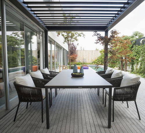 Chaise contemporaine - HAMPTON - GreenDesign - de jardin / de terrasse / pour plage de piscine