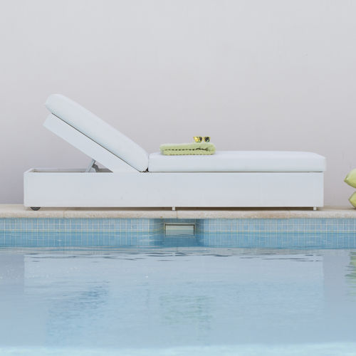 Bain de soleil contemporain - CHILLED RECLINABLE - GreenDesign - en Batyline® / en aluminium / de jardin