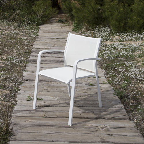Chaise contemporaine - LIZ - GreenDesign - de jardin / de terrasse / pour plage de piscine