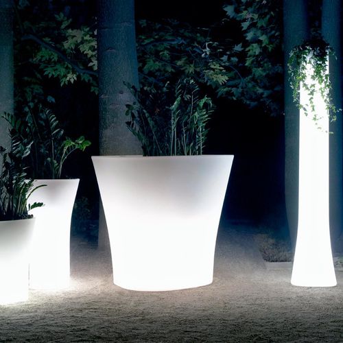 Pot de jardin en polyéthylène - FLEVES - GreenDesign - rond / vertical / en hauteur