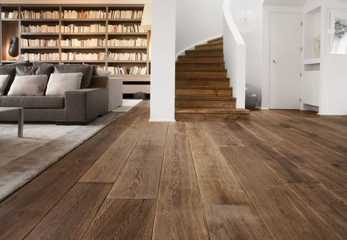 Parquet massif - BRUSHED - CABUY Didier - en chêne / huilé / brossé