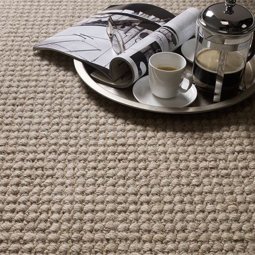 Tapis contemporain - OTTO - Jacaranda - uni / en laine / rectangulaire