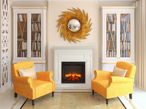 Cheminée électrique - SIMPLIFIRE MONARCH - Harman Stoves - à encastrer / simple face / à foyer fermé