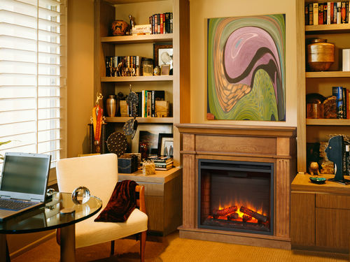 Cheminée électrique - SIMPLIFIRE CRESTWOOD - Harman Stoves - à poser / simple face / à foyer fermé