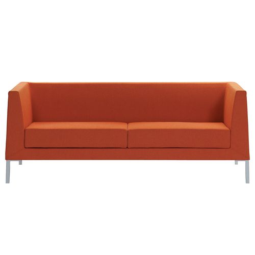 Canapé contemporain - Paustian - en tissu / en cuir / gris