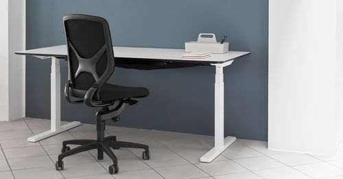 Bureau contemporain - WD01 - Paustian - en stratifié / en linoléum / à hauteur réglable