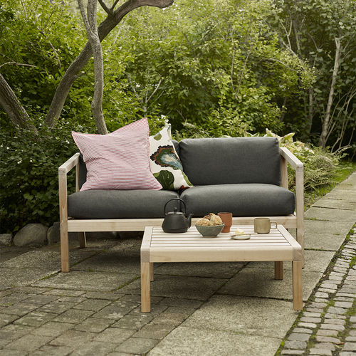 Canapé contemporain - SKAGERAK - VIRKELYST - Paustian - d'extérieur / en textile résistant à l'eau / gris