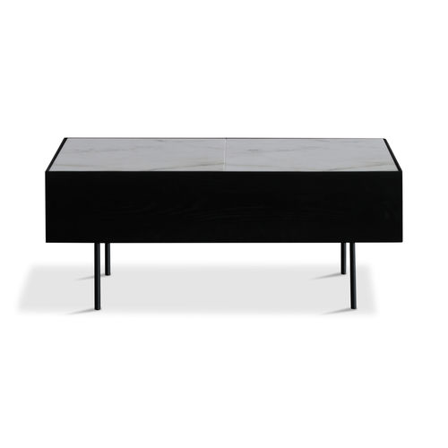 Table contemporaine - ACCENT - Handvark - en acier / en marbre / rectangulaire