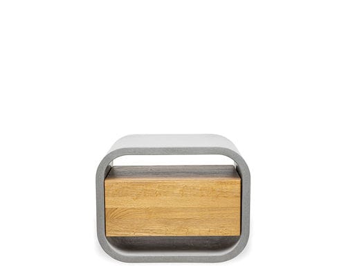 Table de chevet contemporaine - OPUS SECRETO LATA - CO33 - en béton / avec piètement en béton / rectangulaire