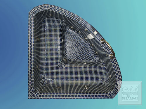 Spa encastrable - FORUM - Spa De La Mare - d'angle / 4 places / en mosaïque