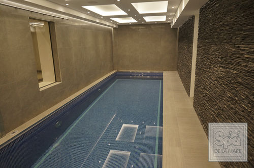 Spa de nage encastrable - CLEOPATRA VI - Spa De La Mare - non spécifié / en mosaïque / résidentiel