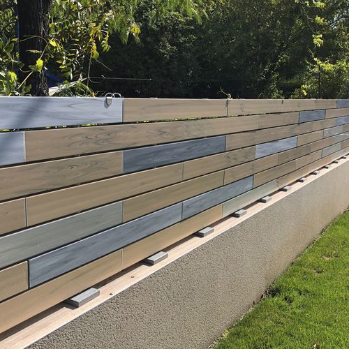Clôture à lames - CHLORIS  - La Clôture Française - de jardin / en PVC / contemporaine