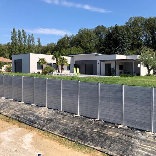 Clôture à lames - Antigone - La Clôture Française - de jardin / en aluminium / en PVC