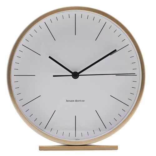 Horloge contemporaine - EA0700 / EA0701 / EA0710 / EA0711 - house doctor - de table / analogique / en métal