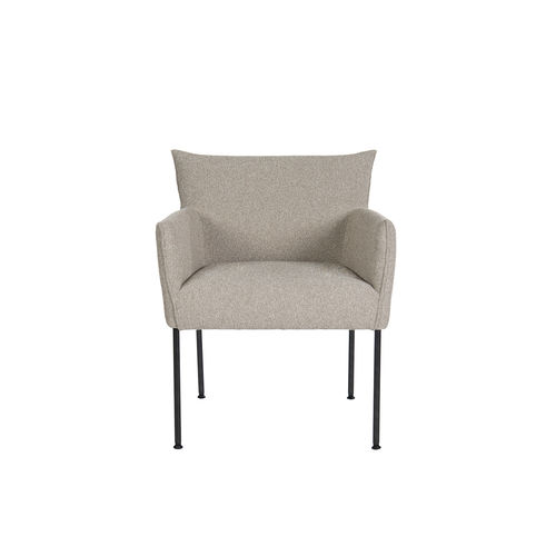 Chaise de salle à manger contemporaine - Forward - Jess - d'intérieur / en tissu / en cuir