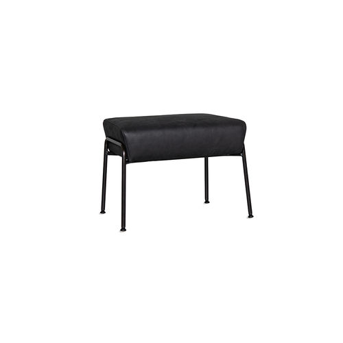 Repose-pied contemporain - Jolly  - Jess - en cuir / en acier