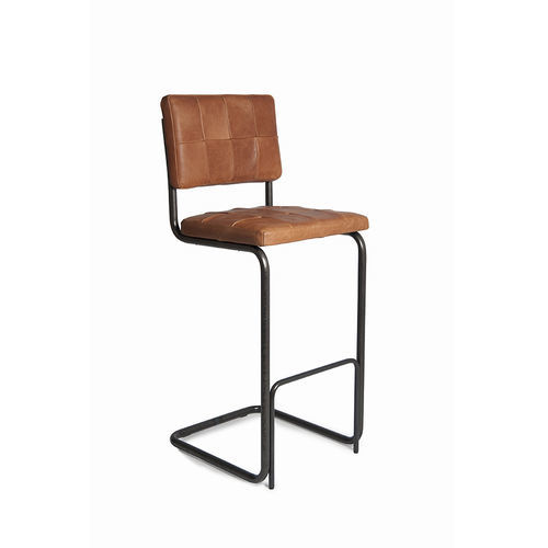 Chaise de bar contemporaine - Nelson  - Jess - d'intérieur / en tissu / en cuir