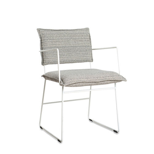 Chaise de jardin contemporaine - Norman  - Jess - d'extérieur / en tissu / avec piètement en acier