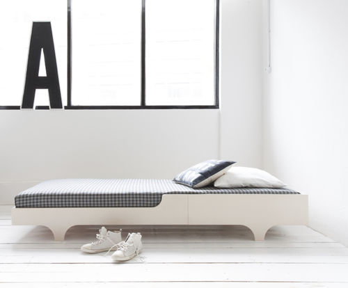 Lit simple - A - Rafa Kids - contemporain / pour enfant / en bouleau