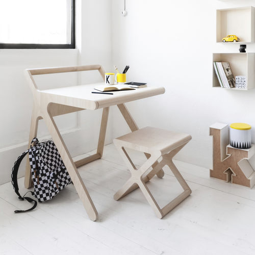 Bureau contemporain - K - Rafa Kids - en bouleau / en contreplaqué / pour enfant