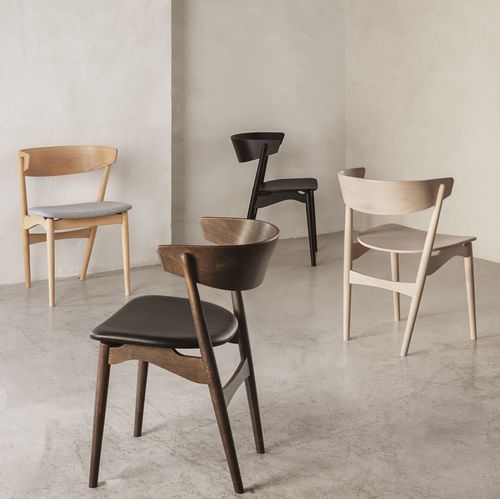 Chaise de salle à manger design scandinave - Sibast No 7 - sibast furniture - d'intérieur / en laine / en cuir
