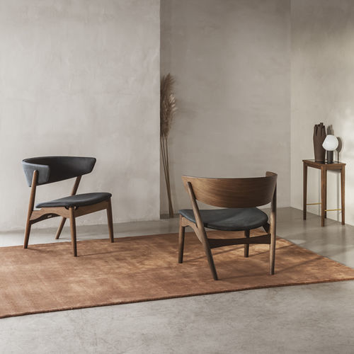 Chauffeuse design scandinave - Sibast No 7 - sibast furniture - en laine / en cuir / en chêne