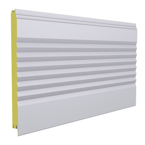 Panneau sandwich pour façade - POLTHERMA DS - EuroPanels - pour mur / face métallique / âme en polyuréthane PUR