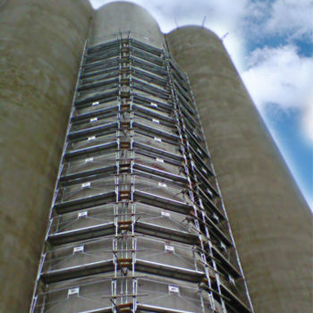 Échafaudage en acier galvanisé - DUO 45 - DACAME - grande hauteur