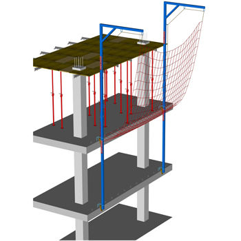 Filet de protection pour chantier - DACAME - d'extérieur