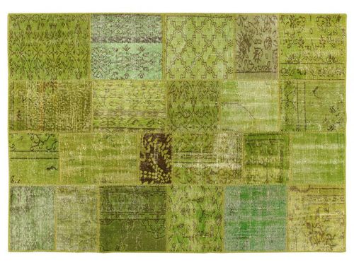 Tapis contemporain - ANATOLIAN  - AMINI - patchwork / en laine / rectangulaire