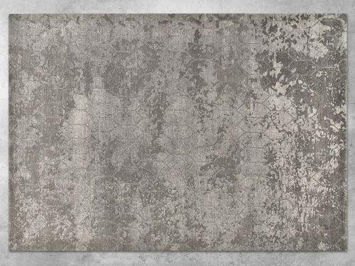 Tapis contemporain - TARANTO   - AMINI - à motif / en laine du Tibet / en soie