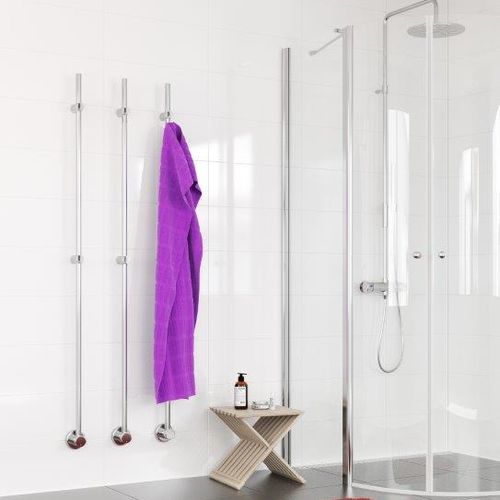 Sèche-serviettes électrique - KARES - PMH - 0...500 w / contemporain / chromé
