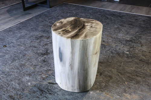 Tabouret contemporain - Stool 14 - Unik - en bois fossilisé / professionnel