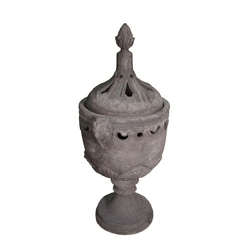 Lanterne Art Déco - Focus - Laboratorio Sanrocco - en terracotta / sculpturale / d'extérieur