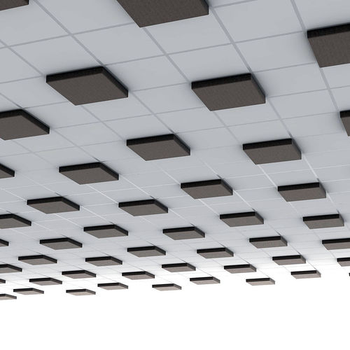 Faux-plafond en polyester - BLOCSOUND - Espace Cloison - en dalles / acoustique