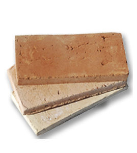 Brique de parement de terre cuite - HANDCRAFTED SOLID BRICK - VICENTE CAMP - fait main / coloré