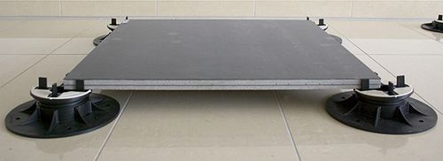 Dalle pour plancher technique d'extérieur - TWINS21SLATE - terratinta ceramiche