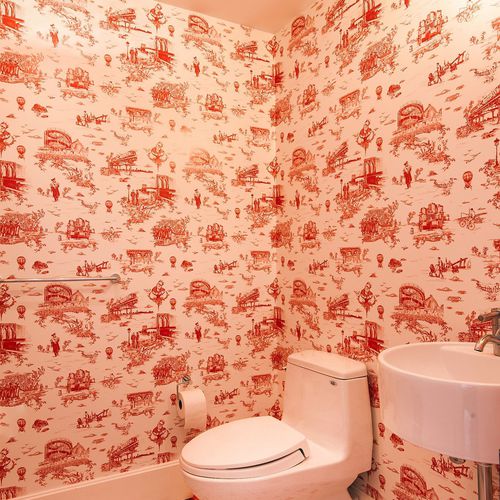 Papier peint classique - BROOKLYN TOILE - FLAVOR PAPER - motif urbain / imprimé