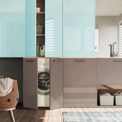 Panneau pour meuble - Crystal AGUAMARINA - Transformad - pour cuisine / mural / durable