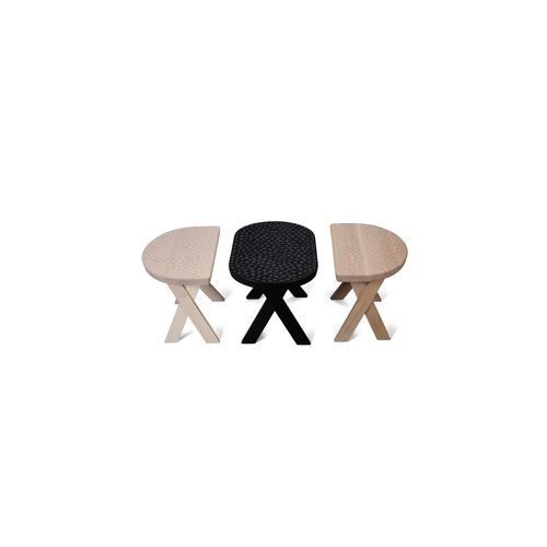 Tabouret contemporain - TOUCH - Zanat - en chêne / en frêne / en noyer