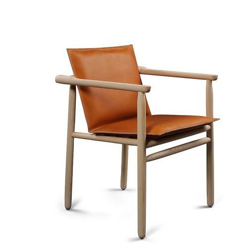 Chaise design scandinave - IGMAN - Zanat - d'intérieur / en chêne / en bois massif