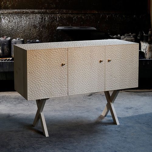 Buffet sur pieds hauts - TOUCH - Zanat - contemporain / en chêne / en noyer
