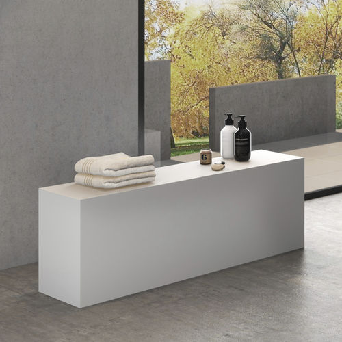 Banc contemporain - Poseidon - QUARE DESIGN - en résine / sans dossier / sans accoudoirs