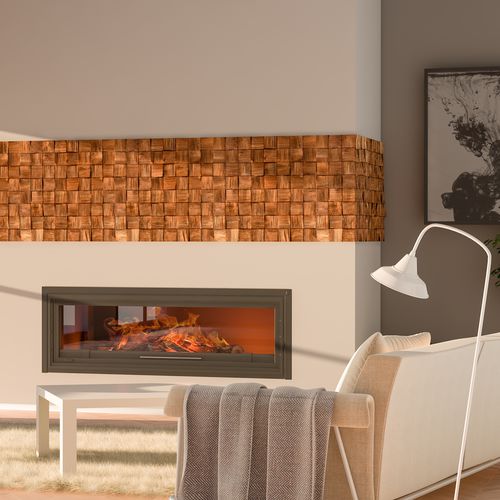 Panneau décoratif de revêtement - WOOD : QUADRO - STEGU SP. Z O.O. - mural / en bois / texturé