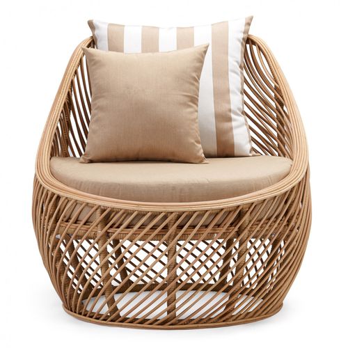 Fauteuil contemporain - BUTTERCUP : J11CH-0003 - Corner 43 Decor - en aluminium / en rotin synthétique / de jardin